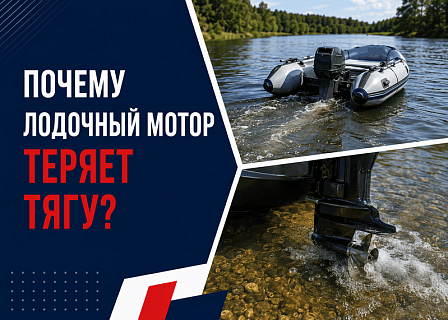 Почему лодочный мотор теряет тягу: причины и порядок диагностики